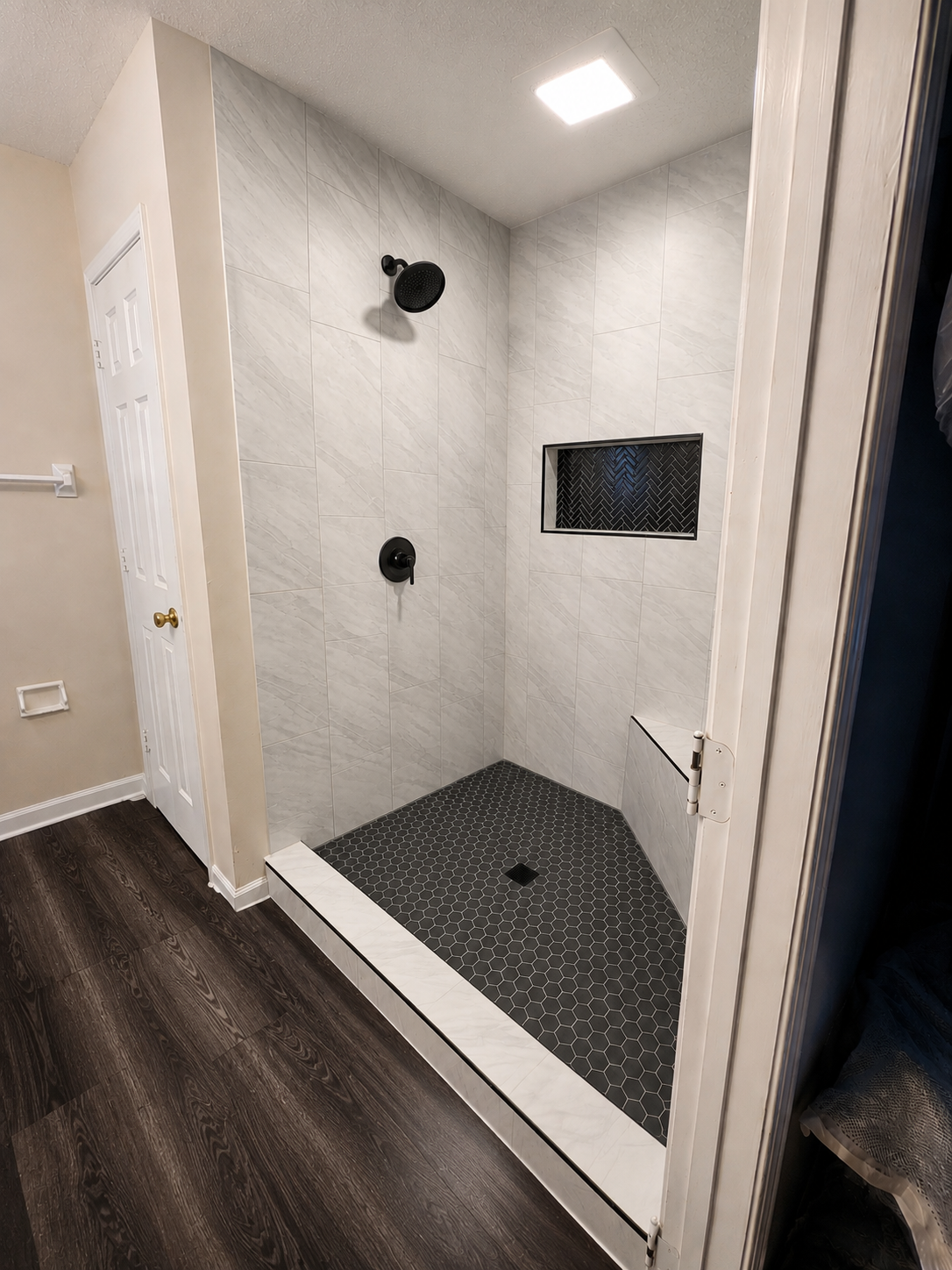 Mighty Touch Services Shower Remodel